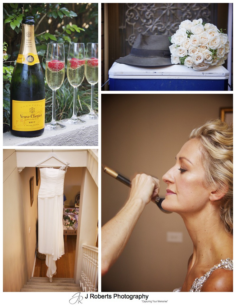Wedding dress and preparation detail - wedding photography sydney
