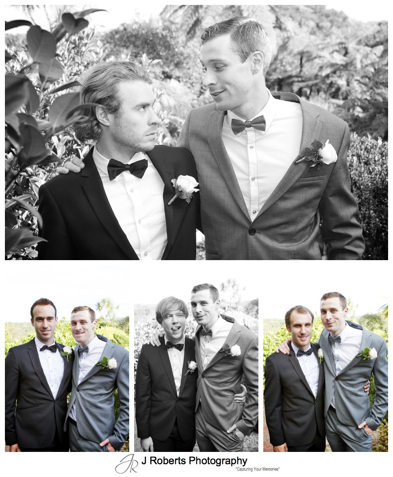 Groom with his groomsmen - wedding photography sydney