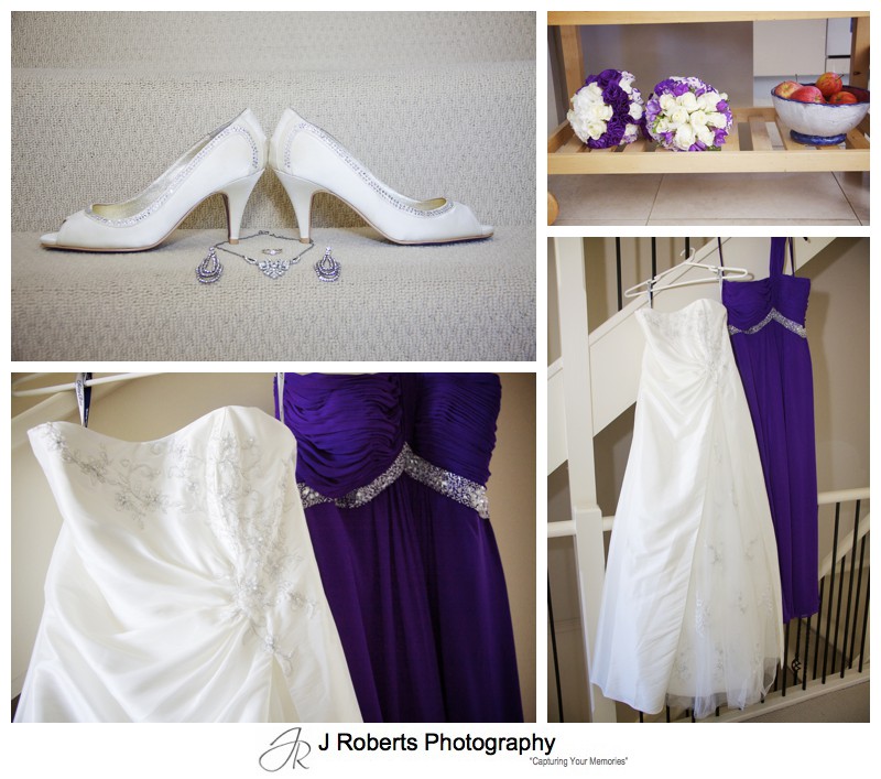 Wedding dress and jewellery detail - wedding photography sydney